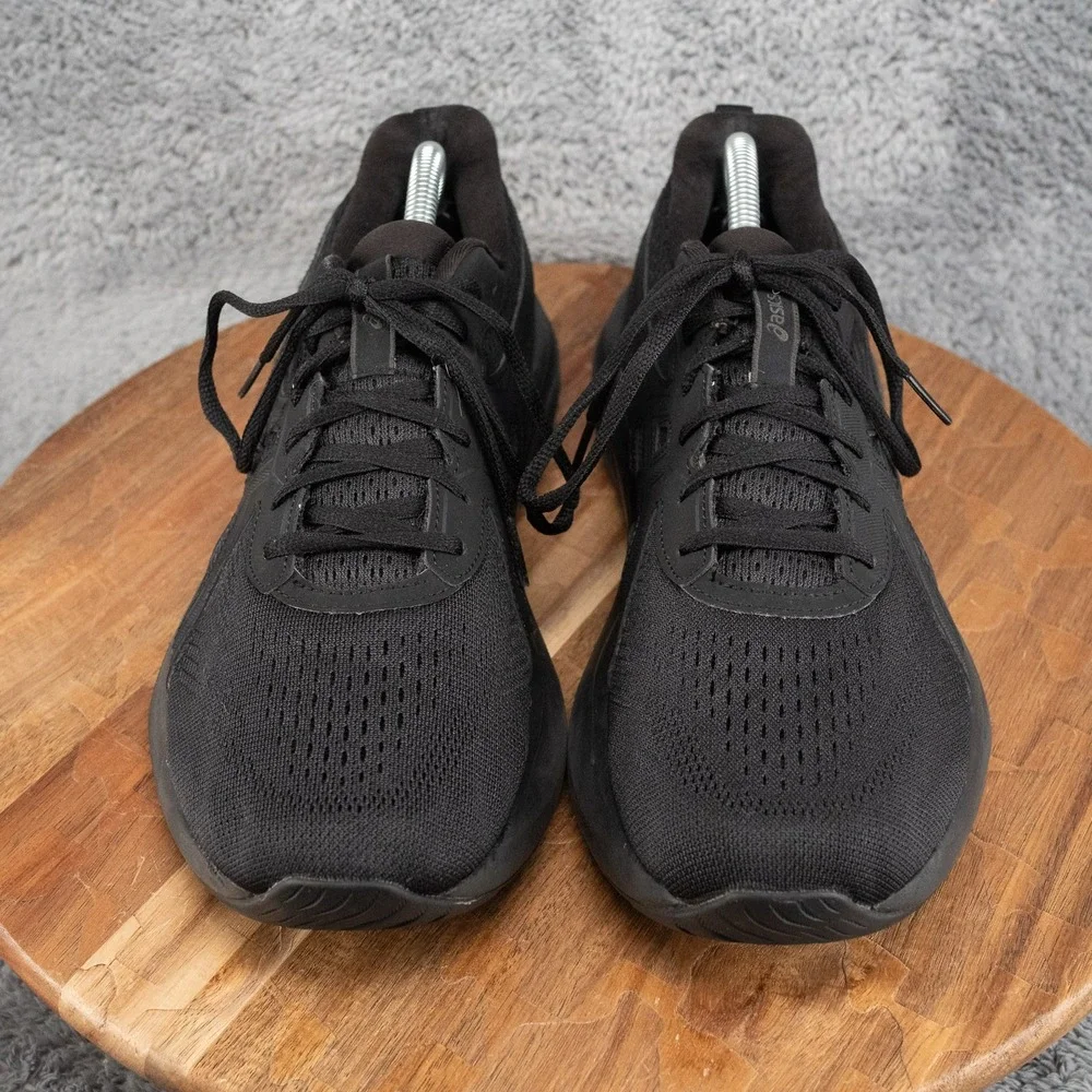 ASICS Gel-Contend 9 Running Shoes Mens 10 Black Good Athletic Sneakers 1011B881